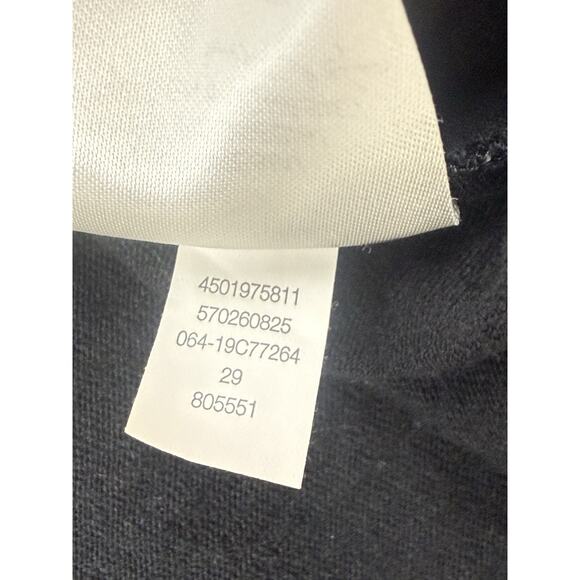 Chicos Zenergy Tee Women’s M Black Front Print Bling Round Neck Short Sleeve - Picture 7 of 9